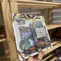 Pokemon TCG Lost Origin 3 Booster Blister Pack Regigigas Promo Card New Sealed - Image 2