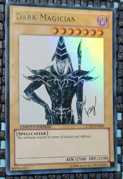 Yu-Gi-Oh! Dark Magician (LP) Limited edition Ultra Rare JUMP-EN049 Shonen Promo - Image 2