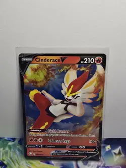 Cinderace V - 035/192 - Ultra Rare - Rebel Clash - Pokemon Card TCG - NM - Image 1