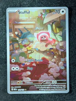 2025 Pokemon STUFFUL #154/132 Mega Evolution Illustration Rare Holo English - Image 1