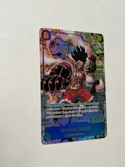 Monkey.D.Luffy (118) (Manga) OP11-118 A Fist of Divine Speed Foil - Image 4