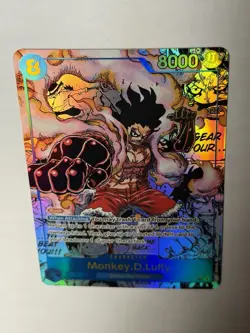 Monkey.D.Luffy (118) (Manga) OP11-118 A Fist of Divine Speed Foil - Image 5