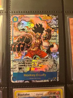 Monkey.D.Luffy (118) (Manga) OP11-118 A Fist of Divine Speed Foil - Image 2