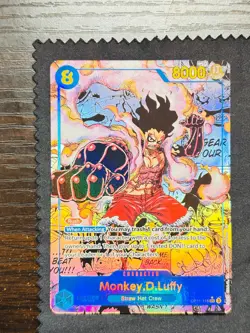 Monkey.D.Luffy (Manga) OP11-118 A Fist of Divine Speed Alt. Art SEC - Image 3
