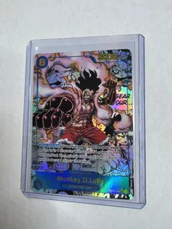 Monkey.D.Luffy (118) (Manga) OP11-118 A Fist of Divine Speed Foil English - Image 3