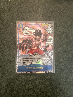 Monkey.D.Luffy (118) (Manga) OP11-118 A Fist of Divine Speed Foil English - Image 1
