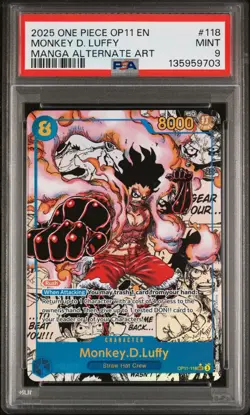 Monkey.D.Luffy (118) (Manga) OP11-118 A Fist of Divine Speed Foil - Image 1