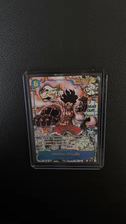 One Piece TCG Monkey.D.Luffy (118) (Manga) OP11-118 A Fist of Divine Speed Foil - Image 1