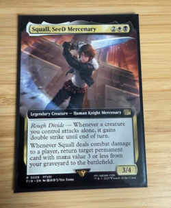 Magic the Gathering: Squall, SeeD Mercenary (Extended Art) Final Fantasy NM - Image 1
