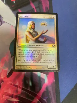 MTG - MYRSMITH - UNCOMMON - SCARS OF MIRRODIN - LP - FOIL - Image 1