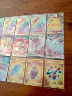 Pokemon Cards Full Art Rainbow Rare VMAX Lot Of 24 Pack Fresh Condition! - Image 3