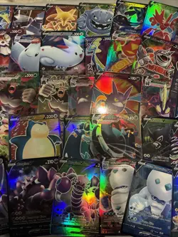 Lot Of Pokemon Fake Cards Full Art Rainbow Holos 52 Cards Mint Condition - Image 2