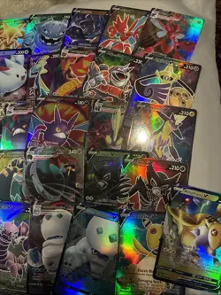 Lot Of Pokemon Fake Cards Full Art Rainbow Holos 52 Cards Mint Condition - Image 3