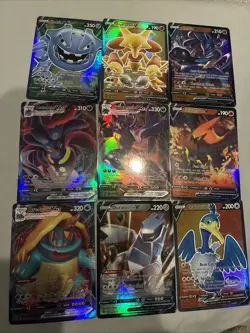 Lot Of Pokemon Fake Cards Full Art Rainbow Holos 52 Cards Mint Condition - Image 4