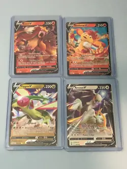 Pokemon Lot of 17 Brilliant Stars Ultra Rare Cards - V, Vmax, Full Art Rainbow - Image 4