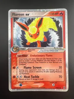 Flareon ex - 108/113 - Pokemon Delta Species Ultra Rare NM - Image 1