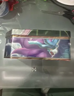 Pokemon TCG Paradox Clash Tin Box Iron Leaves ex & Walking Wake Booster Promo - Image 4
