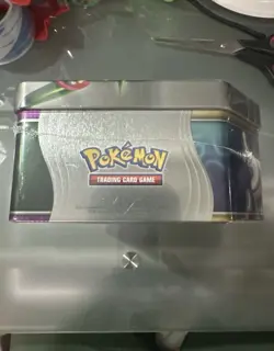 Pokemon TCG Paradox Clash Tin Box Iron Leaves ex & Walking Wake Booster Promo - Image 5