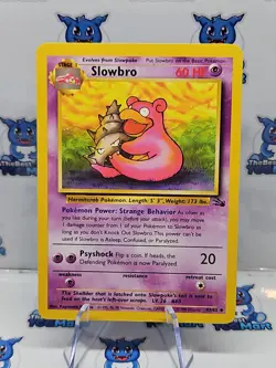 Pokemon Slowbro Fossil 43/62 LP - Image 1