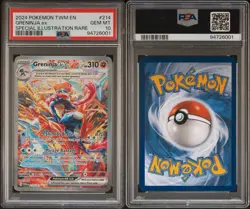 Greninja ex Special Illustration Rare 214/167 Pokemon Twilight Masquerade PSA 10 - Image 1
