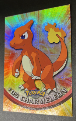 1999 Pokemon Topps TV Animation Series 1 #05 Charmeleon Foil Blue Label NRMT - Image 2
