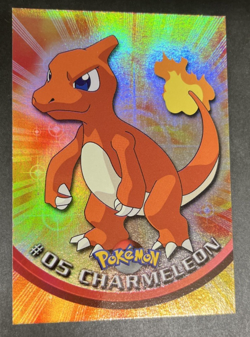 1999 Pokemon Topps TV Animation Series 1 #05 Charmeleon Foil Blue Label NRMT - Image 3