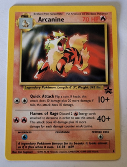 Black Star Promo Arcanine #6 Pokemon Card WOTC 1999 NM - Image 3