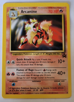 Black Star Promo Arcanine #6 Pokemon Card WOTC 1999 NM - Image 5