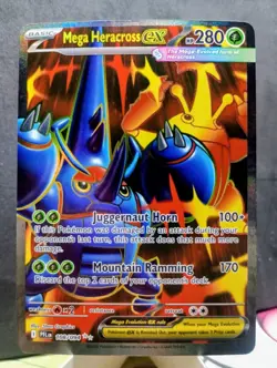 Pokemon TCG: Mega Heracross ex #108/094 Phantasmal Flames Ultra Rare Full Art - Image 1