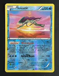 Suicune 30/122 Pokemon Card XY Breakpoint Rare Reverse Holo Foil TCG LP - Image 1