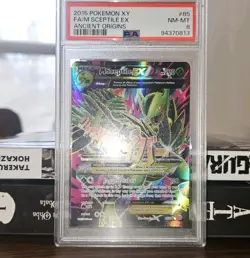 PSA NM-MT 8 M Mega Sceptile EX Full Art 85/98 Pokemon XY Ancient Origins - Image 3