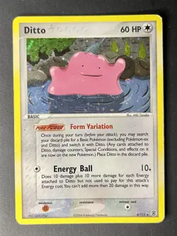 Pokemon - Ditto 4/112 Holo Rare EX FireRed LeafGreen 2004 - MP - Image 2