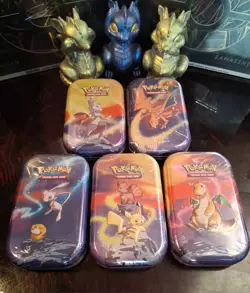 Pokemon 2019 KANTO Power Canadian Costco Mini Tins✨Beautiful Complete Set Of 5 820650804137 - Image 1