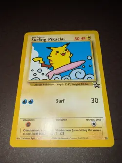 Pokemon! Surfing Pikachu - WOTC Promo - Non Holo - #28- LP! - Image 1