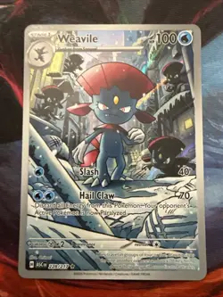 Weavile 228/217 - Ascended Heroes - Pack Fresh NM Illustration Rare Pokemon TCG - Image 1