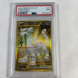 2023 PSA 9 Pokemon TCG Chien-Pao EX #274/193 Hyper Rare SV Paldea Evolved - Image 1