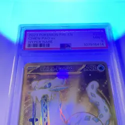 2023 PSA 9 Pokemon TCG Chien-Pao EX #274/193 Hyper Rare SV Paldea Evolved - Image 3