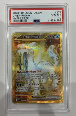 Chien-Pao ex 274/193 Sv02: Paldea Evolved Holo Psa 10 - Image 1