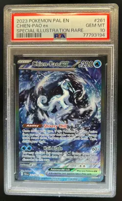2023 Pokemon SV Paldea Evolved Chien-Pao ex #261/193 PSA 10 - Image 1