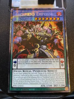 BPRO-EN031 Archfiend Emperor Starlight Rare 1st Edition YuGiOh - Image 1