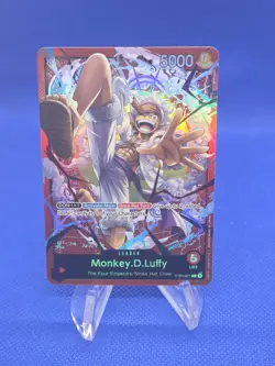 One Piece Starter Deck ST21 EX: Gear 5 Monkey D Luffy Leader NM - Image 1