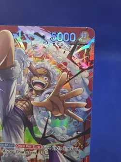 One Piece Starter Deck ST21 EX: Gear 5 Monkey D Luffy Leader NM - Image 4