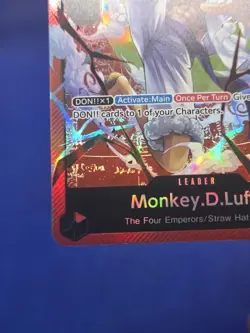 One Piece Starter Deck ST21 EX: Gear 5 Monkey D Luffy Leader NM - Image 5