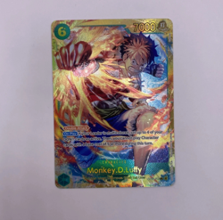 Monkey.D.Luffy OP13-118 SEC Carrying On His Will One Piece TCG NM - Image 1