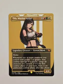 MTG - Tifa, Martial Artist (Borderless) - Commander: Final Fantasy - Regular - Image 1