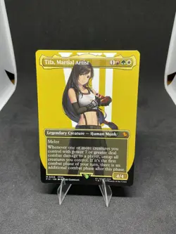 Tifa, Martial Artist (Borderless) Commander: Final Fantasy Regular MTG 0206 - Image 1
