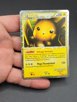 Pokemon TCG Raichu Holo Prime Card 83/90 Undaunted Set - Image 4