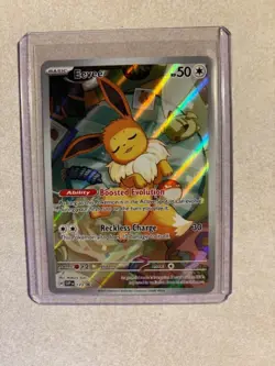 Pokemon TCG Eevee Prismatic Evolutions Black Star Promo Card ETB #173 - Image 1