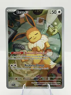 Pokemon TCG Eevee Prismatic Evolutions Black Star Promo Card ETB #173 - Image 1