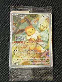 Pokemon TCG Eevee SVP 173 Prismatic Evolutions ETB Black Star Promo Card SEALED - Image 1